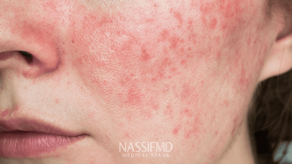 Rosacea causes, management and treatment at NassifMD Manchester
