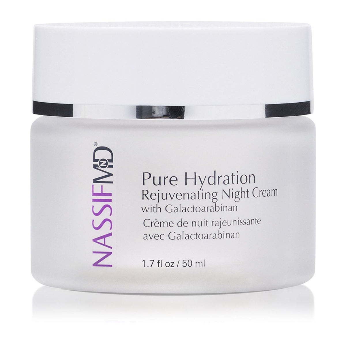 NassifMD Pure Hydration Rejuvenating Night Cream jar