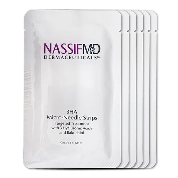 NassifMD 3HA Micro-Needle Wrinkle Strips pack of 6