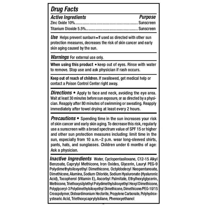NassifMD Protect Hydrate SPF 44 sunscreen application