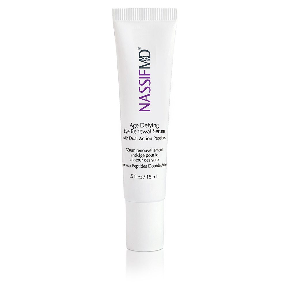 NassifMD Age Defying Eye Renewal Serum bottle
