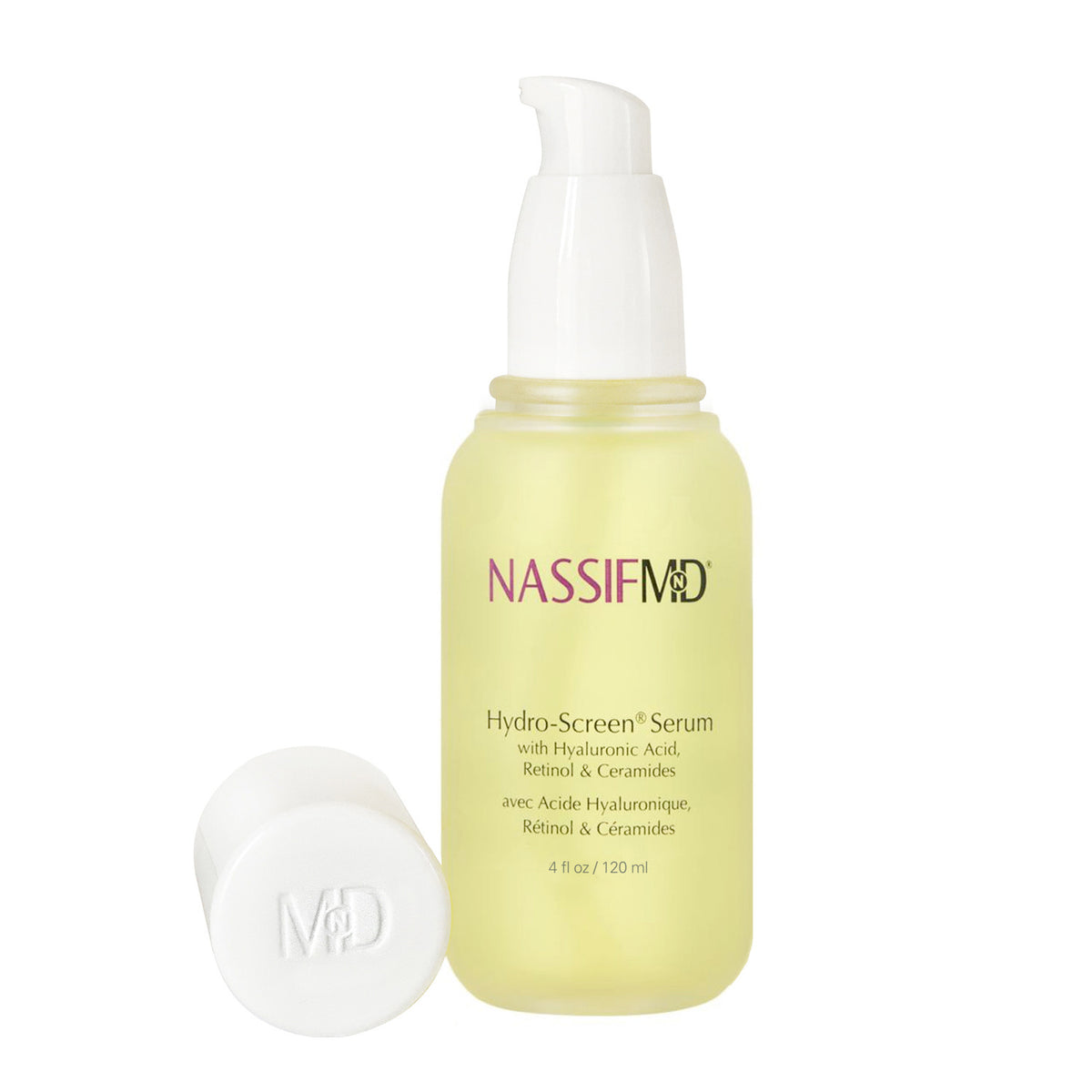 NassifMD Hydro-Screen anti-aging serum 120ml pump bottle