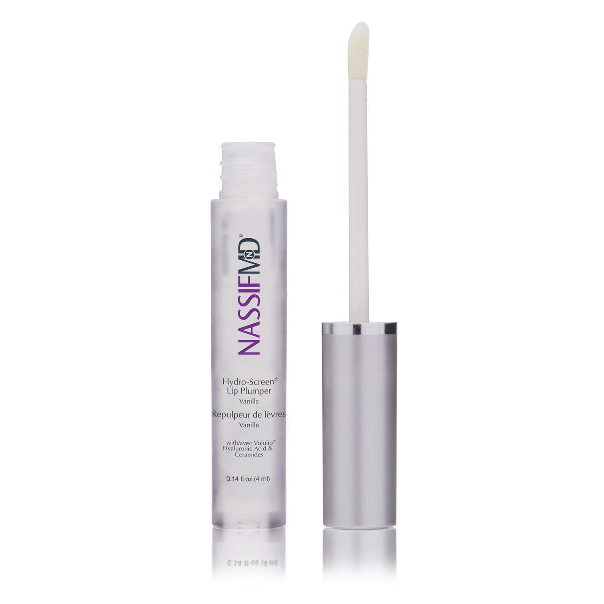 NassifMD Hydro-Screen Vanilla Lip Plumper packaging front