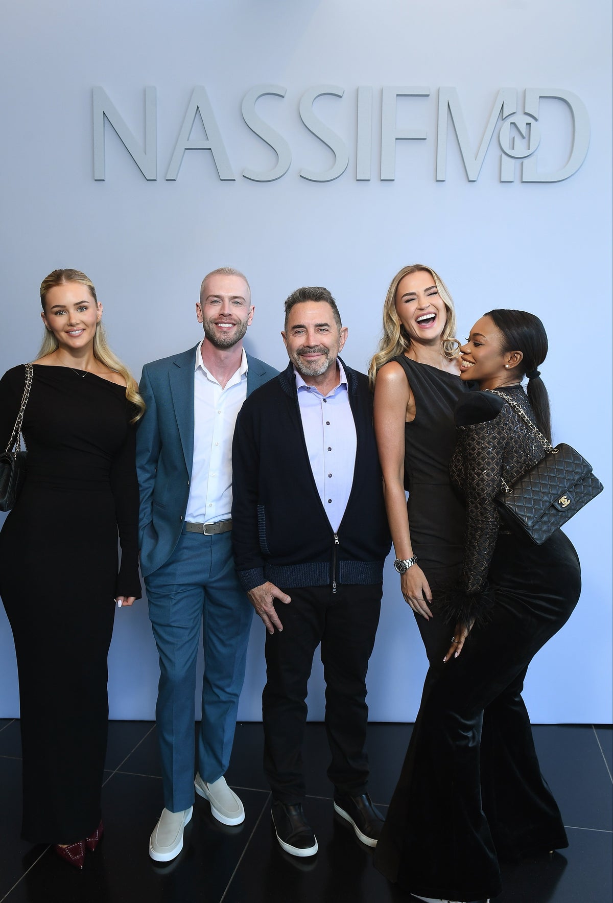Dr Paul Nassif with the NassifMD Medical Spa UK team