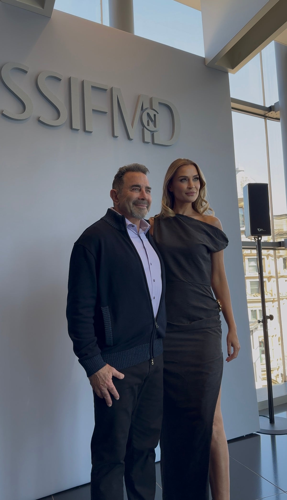 Dr Paul Nassif with Amanda Richardson at NassifMD Medical Spa UK
