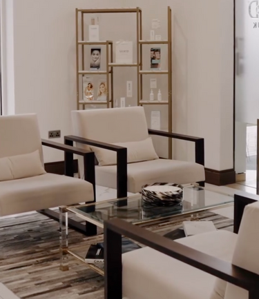 Patient lounge at NassifMD Medical Spa
