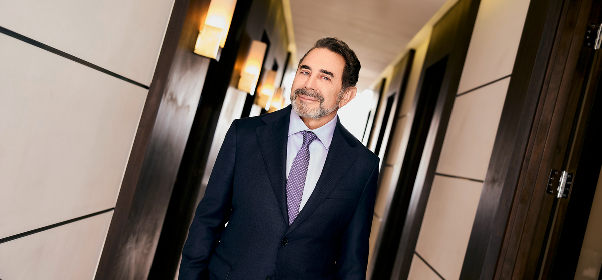 Dr Paul Nassif walking through NassifMD Medical Spa