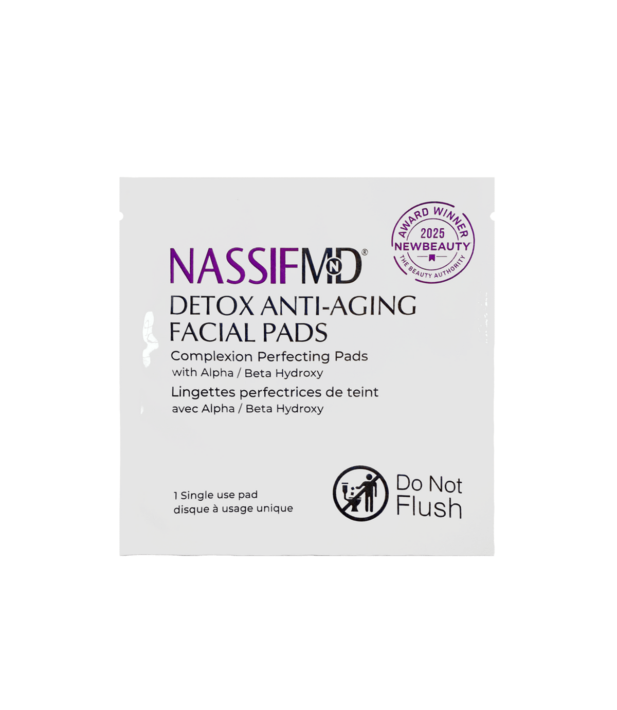 Detox Facial Pads - On the Go, Individually Wrapped Anti-Aging Pads