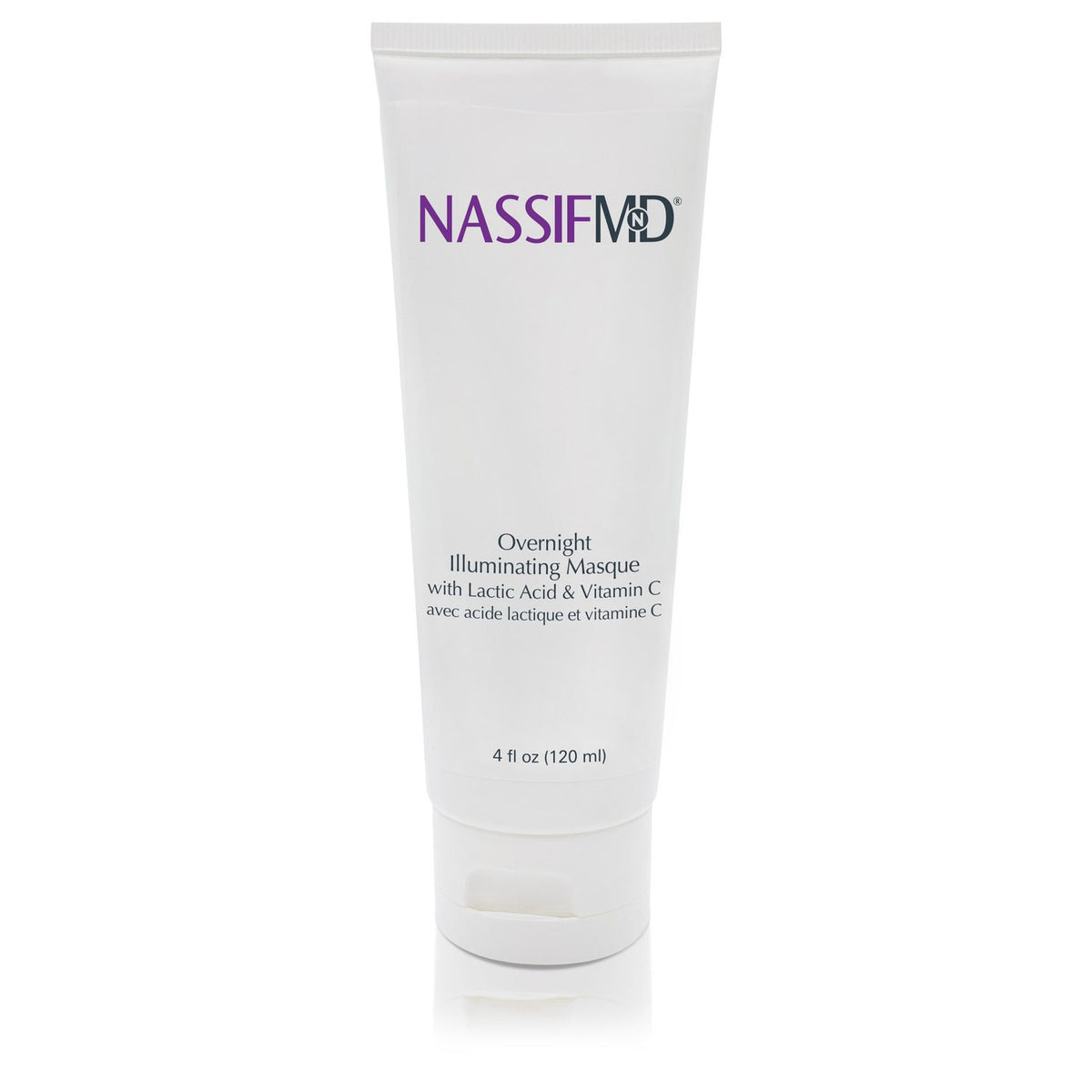 NassifMD Overnight Illuminating Masque with Vitamin C jar